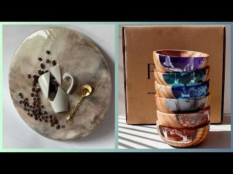 Simple Resin art epoxy Anyone Can Make at Home