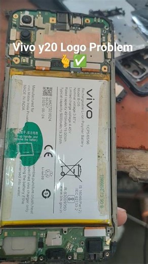 Vivo y20 Logo Problem 🫰✅ सही करें ! #repair #smartphone #fix
