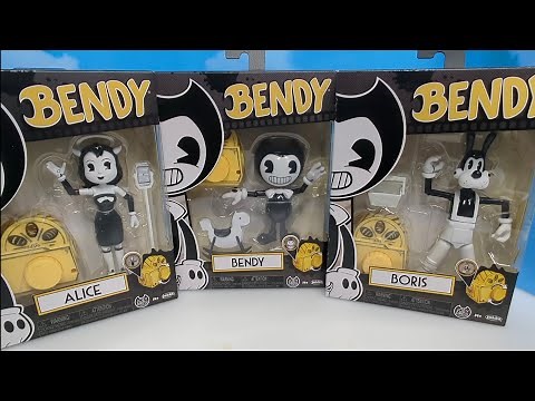 Bendy and the Ink Machine Action Figures Unboxing! Bendy, Alice, & Boris Toys by Just Play!
