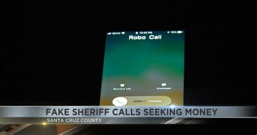 Santa Cruz County Sheriff's Office warns residents about scam callers claiming to be deputies