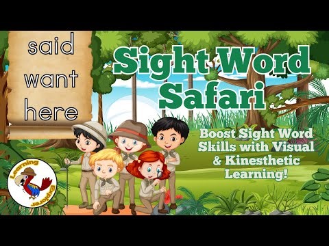 Sight Word Safari (Learn & Practice sight words)
