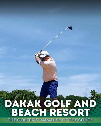 Unveil the full Dakak experience. Wander through the lush greens of Dakak Golf Club and discover the iconic vistas that captivate golfers nationwide. 📞 0915-318-5238 or 📞 0905-315-2600 📧 dakakreservations@gmail.com #DakakParkandBeachResort #VillaAngelinaLuxurySuites #BeAllinDakak | Dakak Park and Beach Resort