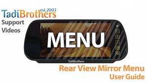 This is a step by step guide on how to operate the menu on a rear-view mirror monitor. This video will show and explain what each setting does. We will also briefly explain how to connect all the cables from the harness to the mirror, so that you get a better concept of how the mirror operates with a back camera or observation camera. If you got a “No Signal” alert on your screen this video will show you why and how to solve the problem. For more pictures or information, here is a link to all of