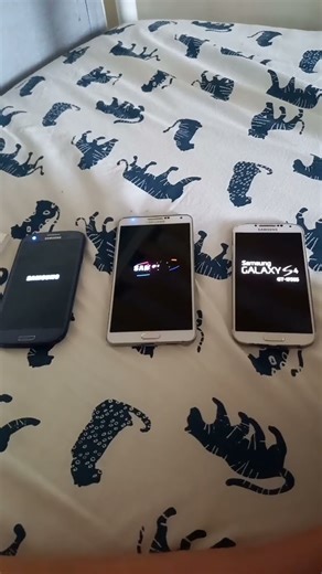 Galaxy S3 Vs Galaxy Note 3 Vs Galaxy S4 Startup and shutdown