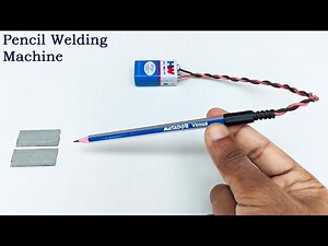How to make a simple pencil welding machine at home - Diy welding machine - 12V welding machin