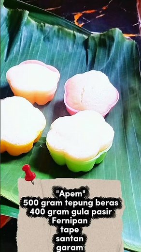 Membuat apem Mudah #shortvideo #food #kueapem