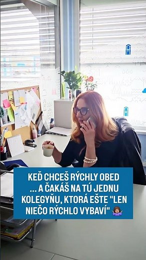 MÁTE AJ VY "IDEM HNEĎ" KOLEGYŇU? 😄 #toitoisk #toitoidixi #officehumor #workhumor
