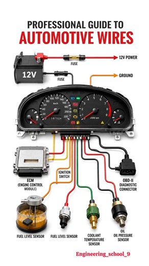 Automotive Wiring Explained 🔧 | How Car Electrical Wiring Works | 12V, Fuse, ECU & Sensors ⚙️⚡️😱