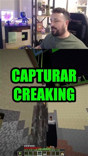 How to capture a Creaking! #minecraft #minecrafttutorial #minecraftbuilding #minecraftmemes #gami...