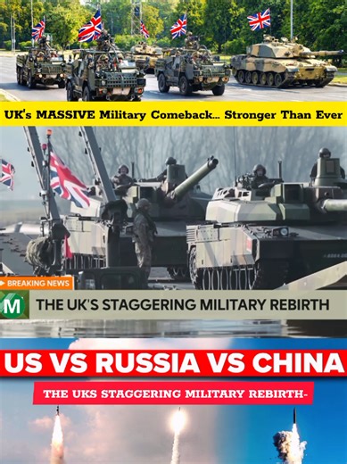 UK's MASSIVE Military Comeback... Stronger Than Ever. Britain's military, once cut back and written off, is undergoing a dramatic revival. From advanced fighters and next-gen frigates to new armor, cyber forces, and powerful deterrence at sea, the UK is investing in technology, readiness, and allies to reassert serious global capability. #Uk #london #british #europe #fypシ