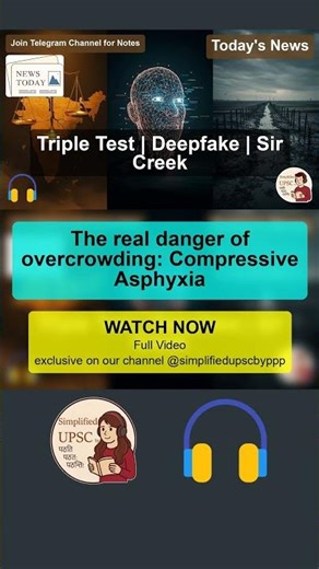 The real danger of overcrowding: Compressive Asphyxia #shorts #upsc #ssc #exam