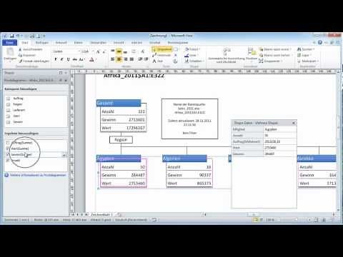 Excel-Tabellen - Teil 05 - Tabellen zu Visio 2010 exportieren