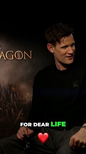 Why Matt Smith is always surprised by his performances 😂 #mattsmith #hotd #daemontargaryen