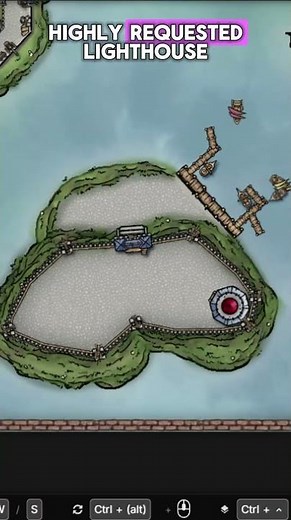Creating a New DnD Fantasy City Map - River End part 8
