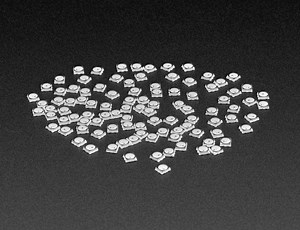 NEW PRODUCT – NeoPixel Mini 3535 RGB LEDs w/ Integrated Driver Chip – Black – Pack of 100