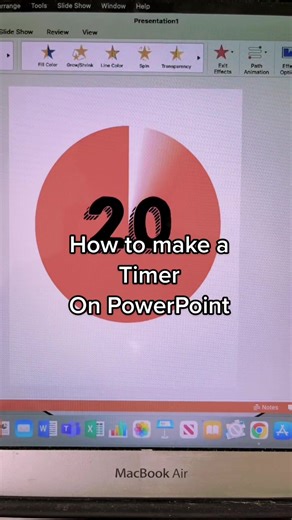 Simple Classroom Timer Tutorial on PowerPoint