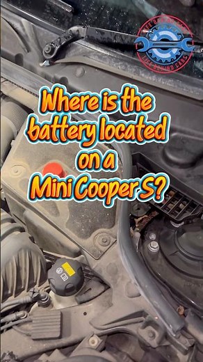Where Is the Battery on a Mini Cooper S? 🤔🔋 #MiniCooperS #CarTips #DIYMaintenance