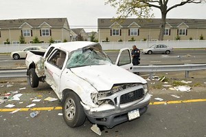Two Vehicle Accident on Sunrise Highway