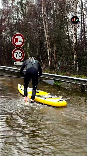 Quand la natation et le paddle se pratiquent sur le periph' nantais !