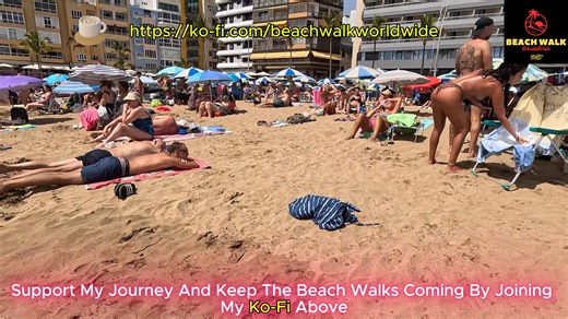 Gift for fans GRAN CANARIA Beach Walk Uncut Video 4K