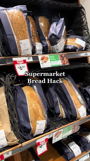 Ever go to get yourself a nice crusty loaf of bread at the supermarket and all the sliced ones are sold out? Not to worry! Just take your loaf over to the bakery section of the supermarket and the team there will happily slice it for you! 🍞🔪 #supermarkethack #supermarketswap #breadhack