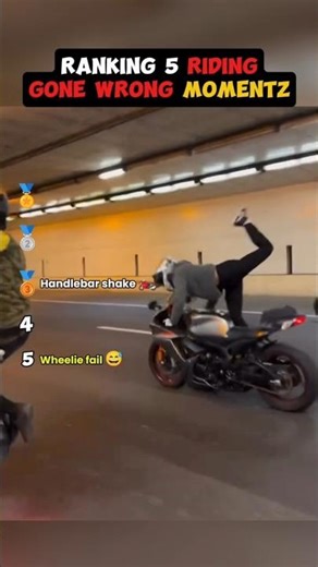 Ranking 5 Riding Gone Wrong Momentz #shorts #viralshorts #ranking #fails
