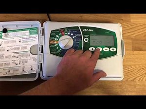 How to program a Rain Bird irrigation controller