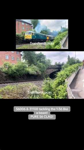 Pure clag monster 🔥🫸 @TheClass56Group #trainspotting #railway