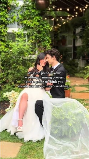 Micro-weddings are the best choice! #weddingplanning #weddingadvice #weddingtips #microwedding