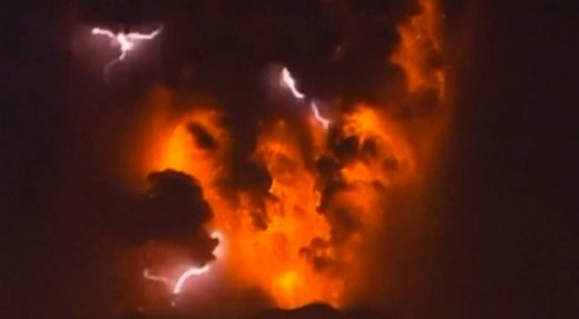 Yes, that's lightning inside a massive volcanic eruption in Chile. You're going to want to see the end of this one. See insane photos here http://cbc.sh/GL4uwaR | CBC News