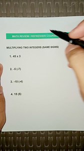 Math Refresher Course 8 #mathematician #calculus #algebra #mathproblems #engineering #mathisfun #mathematicians #GCSE #math #maths #mathematics #mathreview #mathtricks #mathtrick #mathstricks #mathtutorials #basicmath #fbreels #mathhack #mathtutorial #MathEducation #CSE #mathtutor #mathshorts #mathematical #mathtutoring #mathstudent #mathstudents #mathsteacher #MathChallenge | Dennis E. Albiso