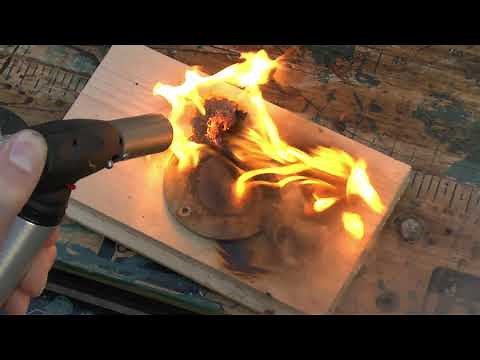 Fire Rated Expanding Foam on Fire