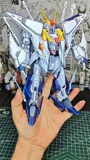 Gundam Xi drawing custom #gundam #gunpla #gunplacustom #gunplabuilder #shorts #gundamxi