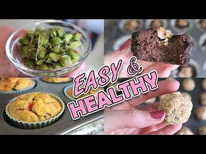 4 High Protein VEGAN Snacks (2 sweet, 2 savory)