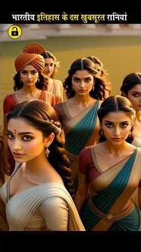 भारतीय इतिहास के दस खुबसूरत रानियां।। Ten Most Beautiful Queens of Indian History #shorts