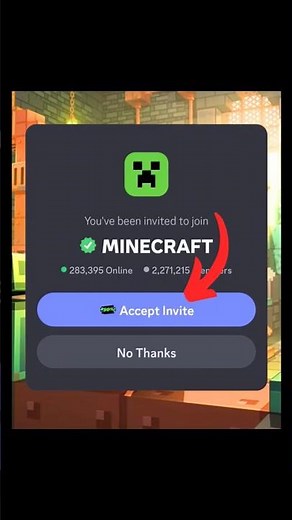 How To Join MINECRAFT Discord Server #minecraft #discord