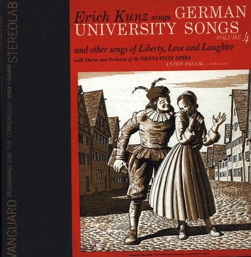 Erich Kunz , The Chorus & Orchestra Of The Vienna State Opera - Erich Kunz Sings German University Songs (Volume 4)