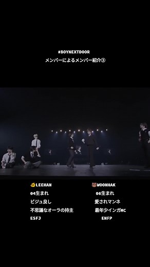 ボーイネクストドアの日本語紹介とメンバー情報