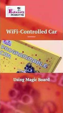 Control this DIY Car with your Phone! 🚗📱 | Magic Board #Shorts