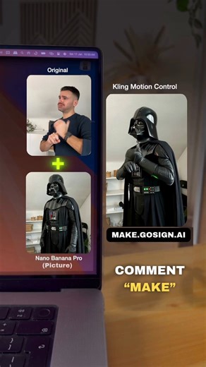 Calvin Young | AI & Business Builder on Instagram: "People keep asking how avatar videos work, and it’s really simple. Comment “Make” to join GoSign.AI’s Make Platform. First, you generate an image. Then, you upload an image of yourself. After that, you generate a brand new video using that image. That’s it. A full tutorial is coming soon, I promise 🙌"