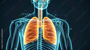 Exploring human anatomy with detailed 3D visualization of the lungs and respiratory system