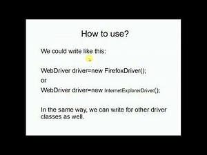 Selenium Webdriver Tutorial Step by Step