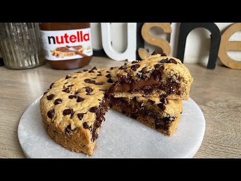 Cookies géant XXL nutella