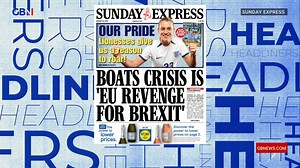🗞 Boats crisis is 'EU revenge for Brexit' 🗞 Nick Dixon, Paul Cox & Viccomedy react to the front page of the Sunday Express 🗞 | GB News