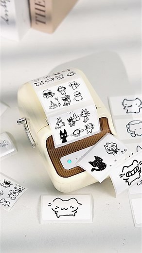 Cute Sticker Making Ideas Using B21 Label Maker