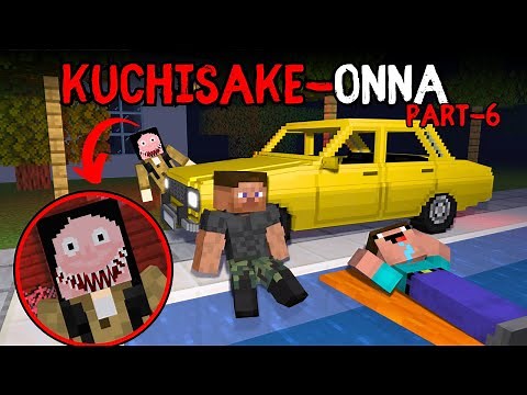 CREEPY MASK LADY in MINECRAFT (PART-6)😨 Minecraft Horror Story