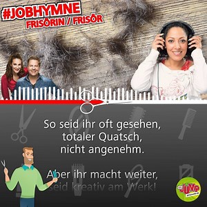 ✂️ Ein bisschen Entspannung, neue Farbe und der richtige Schnitt: Ihr Frisöre und Frisörinnen sorgt dafür, dass wir uns rundum wohl fühlen und wunderschön aussehen. 😍 Was keiner sieht: Ihr steht den ganzen Tag, hört euch unsere Geschichten an und habt für jeden ein Lächeln übrig. Die MDR JUMP Morningshow mit Sarah und Lars feat. Jessica Wahls von den No Angels präsentiert die nächste #Jobhymne! und sagt damit DANKE für eure Arbeit! ❤️ | MDR JUMP