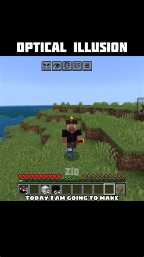 🤯 Minecraft Optical Illusion Tutorial (No Mods!) #minecraft