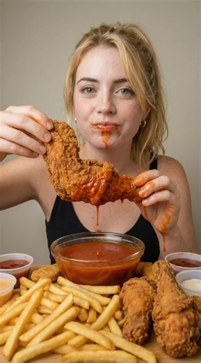 So crispy 🍗🥰 . #mukbang #mukbangasmrfoods #chickenlover #chicken #asmreating