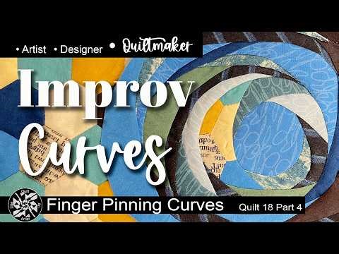 How to Sew Improv Curves Without Pins: The Finger Pinning Method